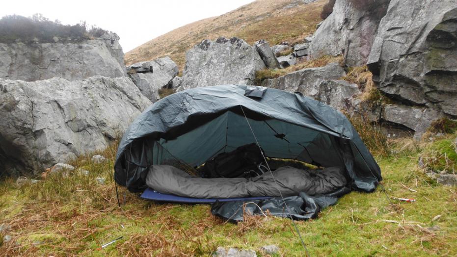 Solo Wild Camp On The Black Mountain Part Of The Brecon Beacons